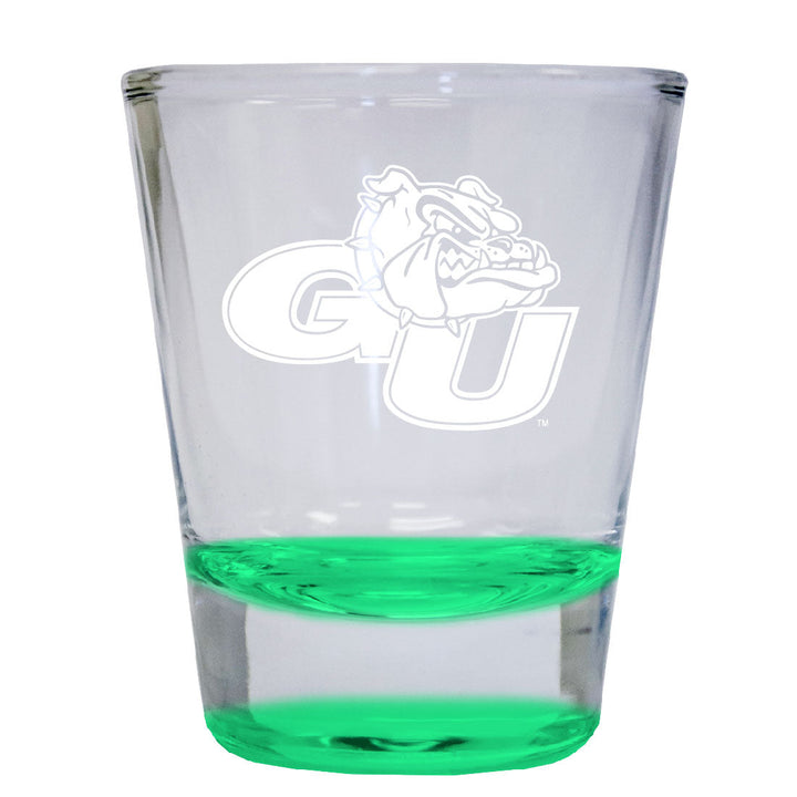 Gonzaga Bulldogs 2 oz Engraved Shot Glass Round Officially Licensed Collegiate Product Image 4