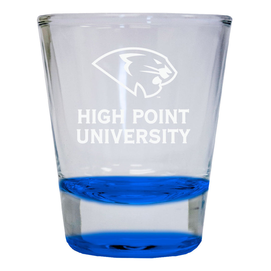 High Point University 2 oz Engraved Shot Glass Round Officially Licensed Collegiate Product Image 4