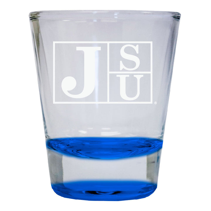 Jackson State University 2 oz Engraved Shot Glass Round Officially Licensed Collegiate Product Image 2