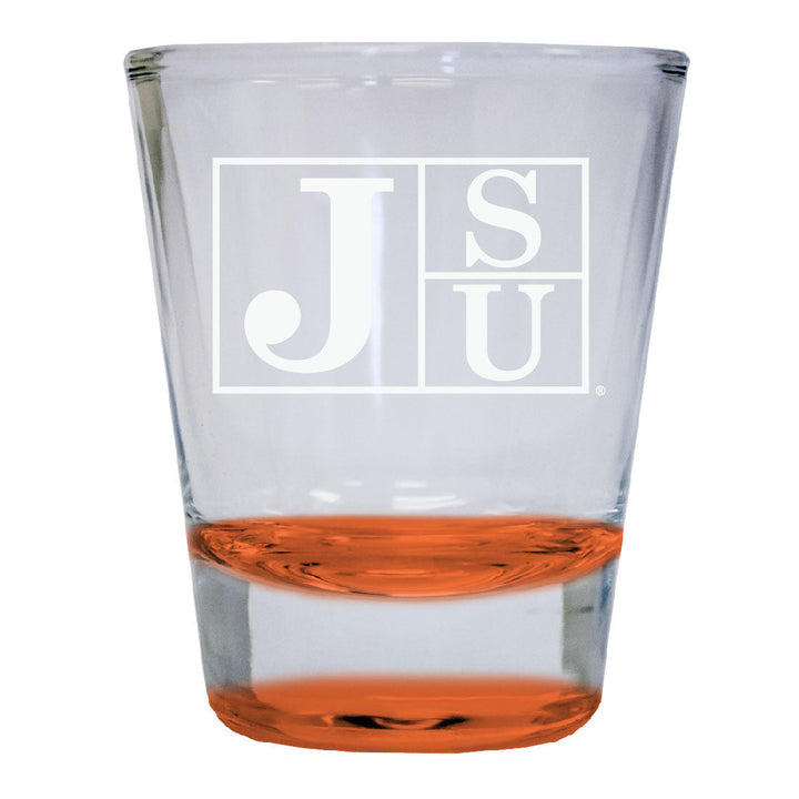 Jackson State University 2 oz Engraved Shot Glass Round Officially Licensed Collegiate Product Image 3