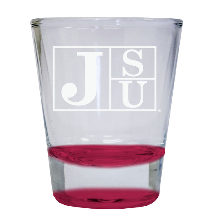 Jackson State University 2 oz Engraved Shot Glass Round Officially Licensed Collegiate Product Image 4