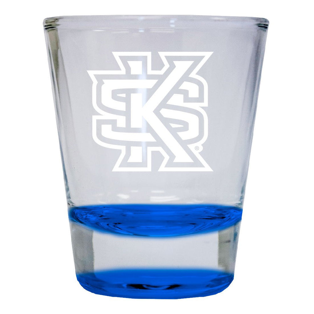 Kennesaw State University 2 oz Engraved Shot Glass Round Officially Licensed Collegiate Product Image 2