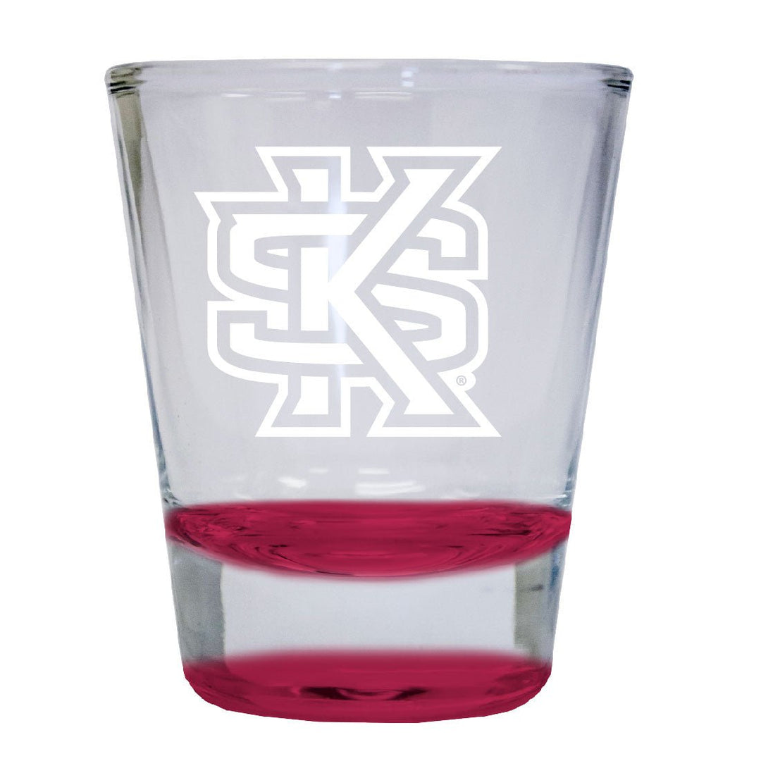 Kennesaw State University 2 oz Engraved Shot Glass Round Officially Licensed Collegiate Product Image 4