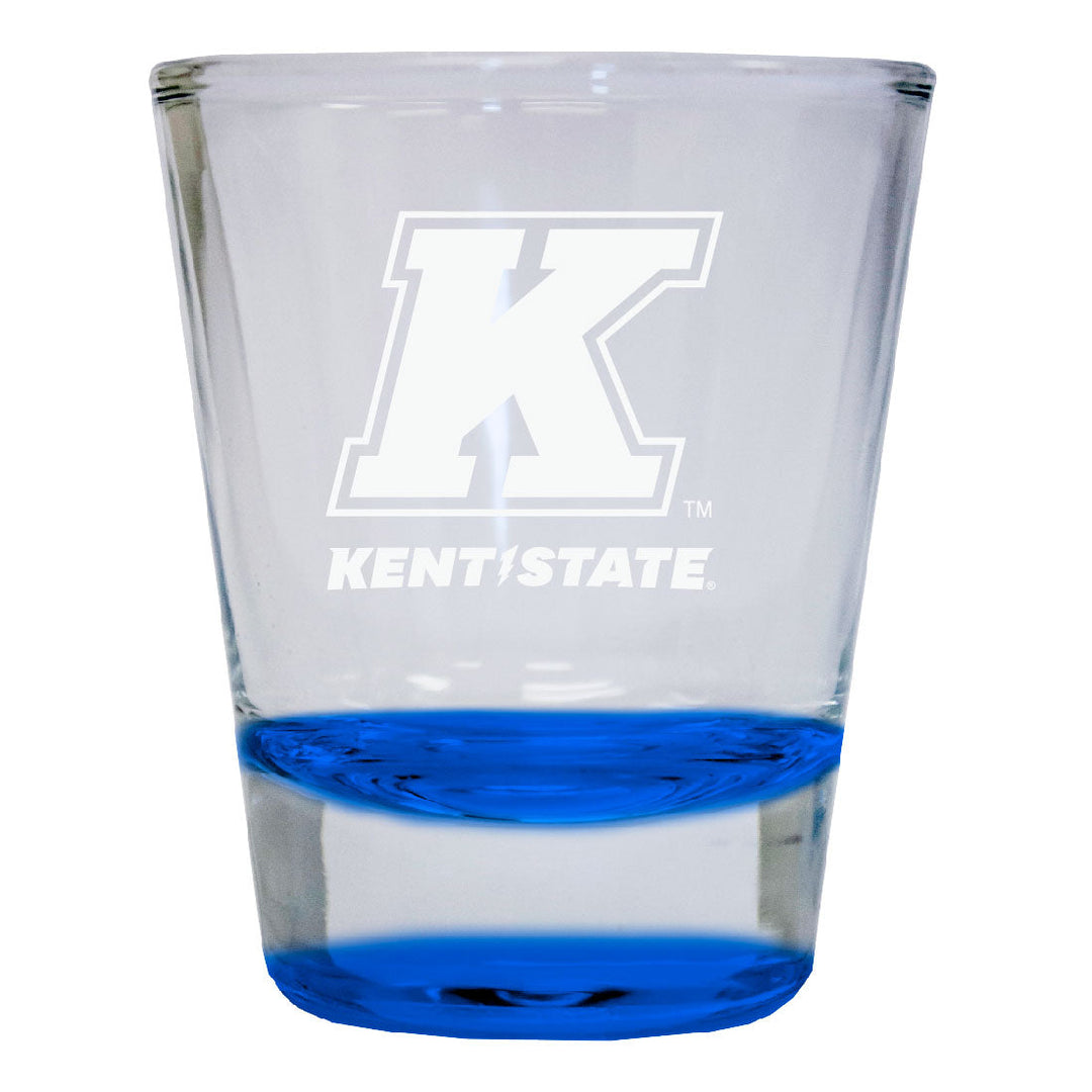 Kent State University 2 oz Engraved Shot Glass Round Officially Licensed Collegiate Product Image 2