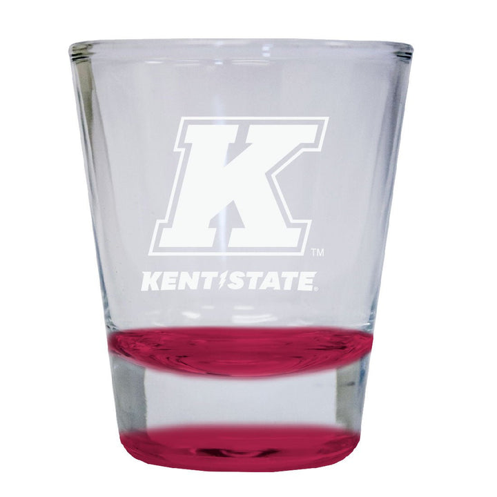 Kent State University 2 oz Engraved Shot Glass Round Officially Licensed Collegiate Product Image 3