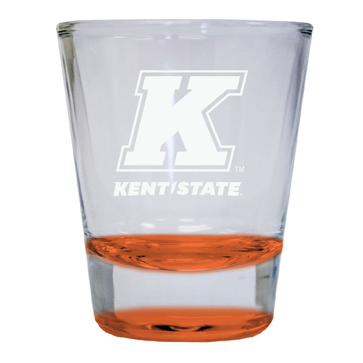 Kent State University 2 oz Engraved Shot Glass Round Officially Licensed Collegiate Product Image 4