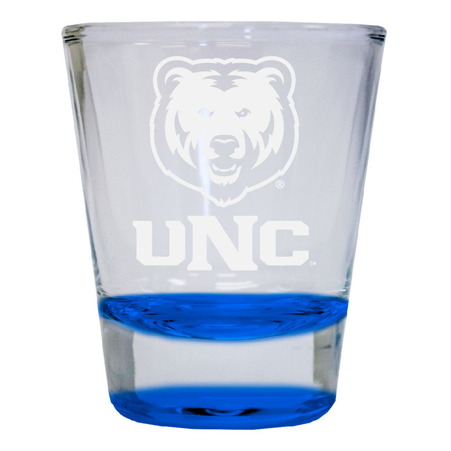 Northern Colorado Bears 2 oz Engraved Shot Glass Round Officially Licensed Collegiate Product Image 1