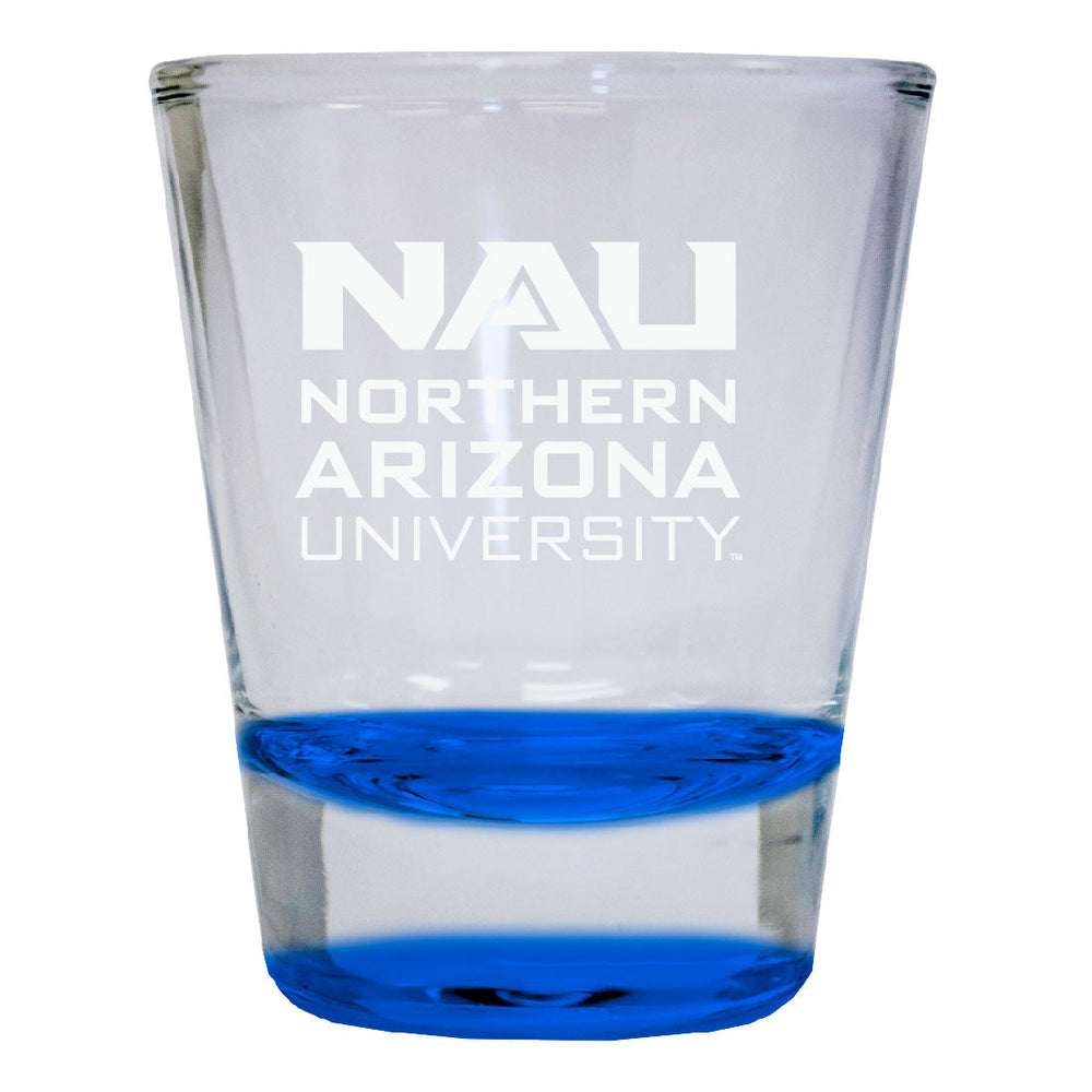 Northern Arizona University 2 oz Engraved Shot Glass Round Officially Licensed Collegiate Product Image 2