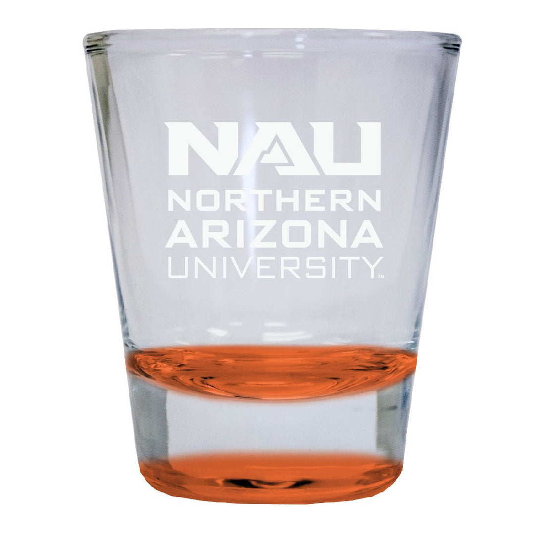 Northern Arizona University 2 oz Engraved Shot Glass Round Officially Licensed Collegiate Product Image 3