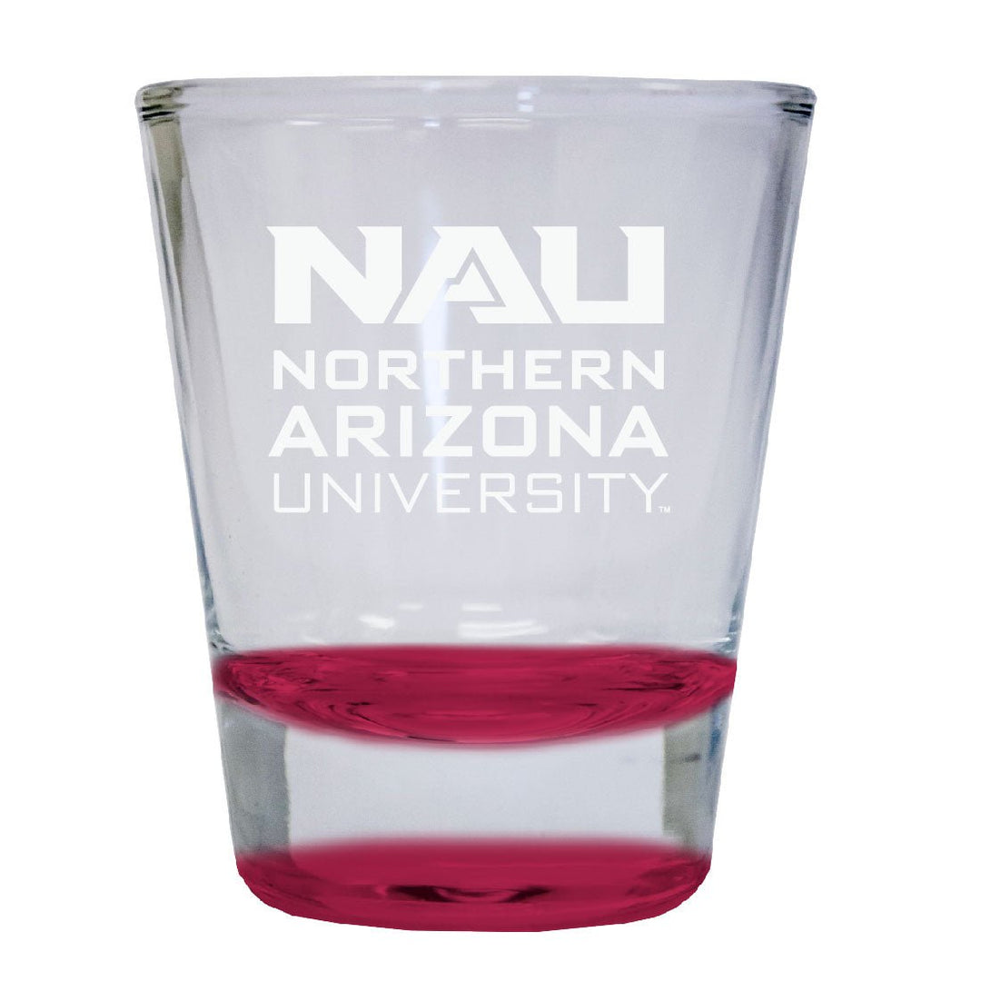 Northern Arizona University 2 oz Engraved Shot Glass Round Officially Licensed Collegiate Product Image 4