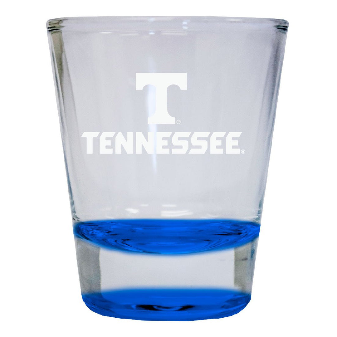 Tennessee Knoxville 2 oz Engraved Shot Glass Round Officially Licensed Collegiate Product Image 1