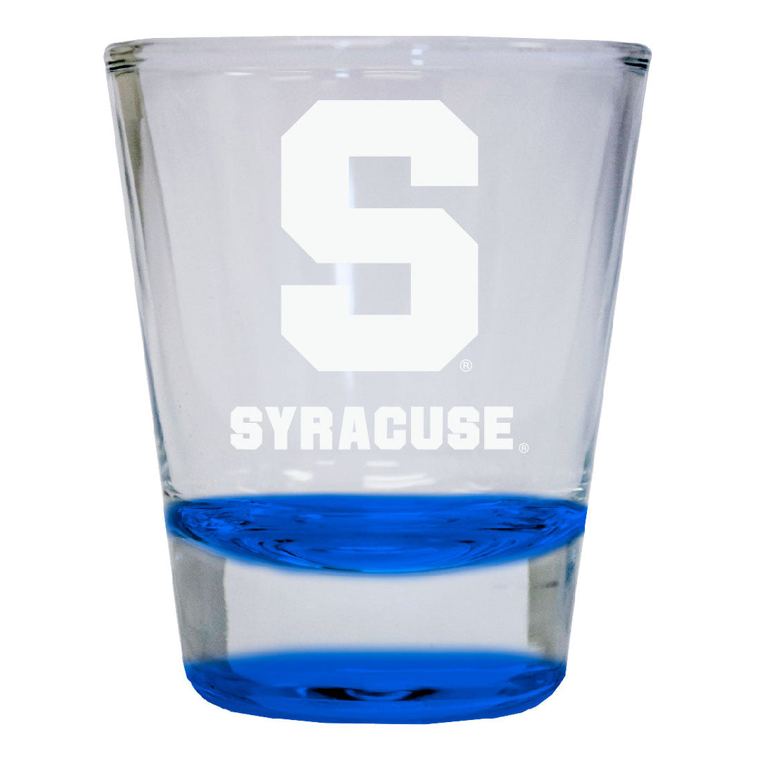 Syracuse 2 oz Engraved Shot Glass Round Officially Licensed Collegiate Product Image 4