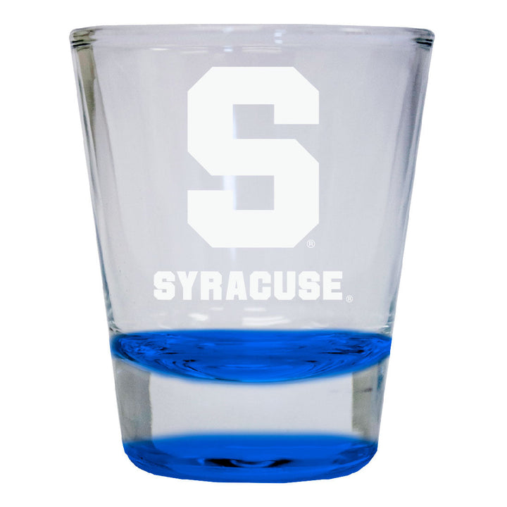 Syracuse 2 oz Engraved Shot Glass Round Officially Licensed Collegiate Product Image 4