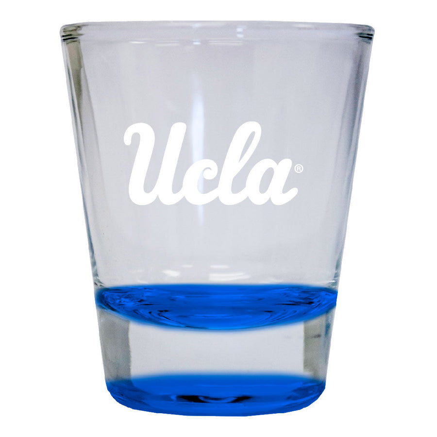 UCLA Bruins 2 oz Engraved Shot Glass Round Officially Licensed Collegiate Product Image 1