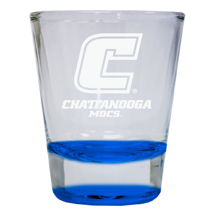 University of Tennessee at Chattanooga 2 oz Engraved Shot Glass Round Officially Licensed Collegiate Product Image 1