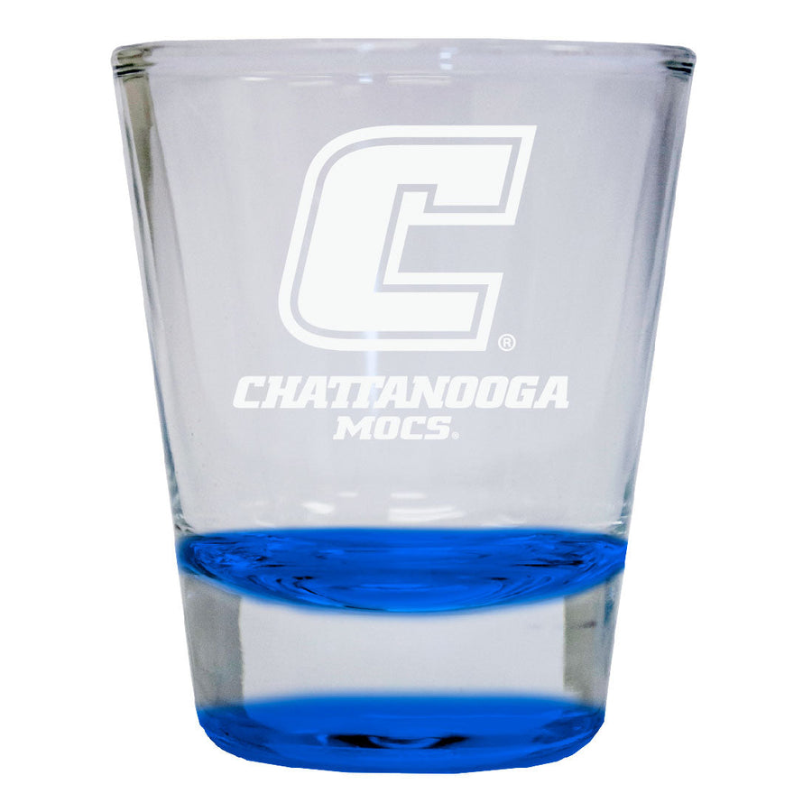 University of Tennessee at Chattanooga 2 oz Engraved Shot Glass Round Officially Licensed Collegiate Product Image 1