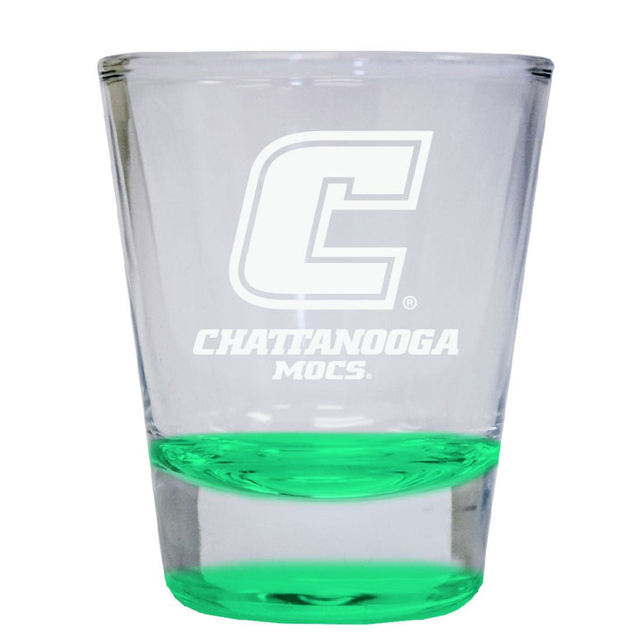 University of Tennessee at Chattanooga 2 oz Engraved Shot Glass Round Officially Licensed Collegiate Product Image 1