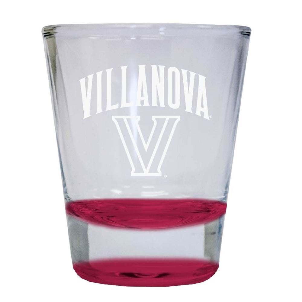 Villanova Wildcats 2 oz Engraved Shot Glass Round Officially Licensed Collegiate Product Image 2