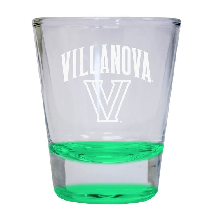 Villanova Wildcats 2 oz Engraved Shot Glass Round Officially Licensed Collegiate Product Image 3