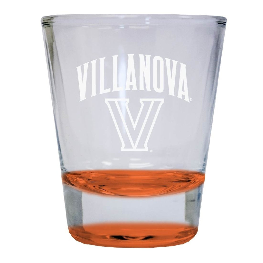 Villanova Wildcats 2 oz Engraved Shot Glass Round Officially Licensed Collegiate Product Image 4