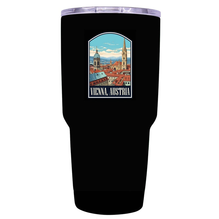 Vienna Austria Design B Souvenir 24 oz Insulated Stainless Steel Tumbler Image 3