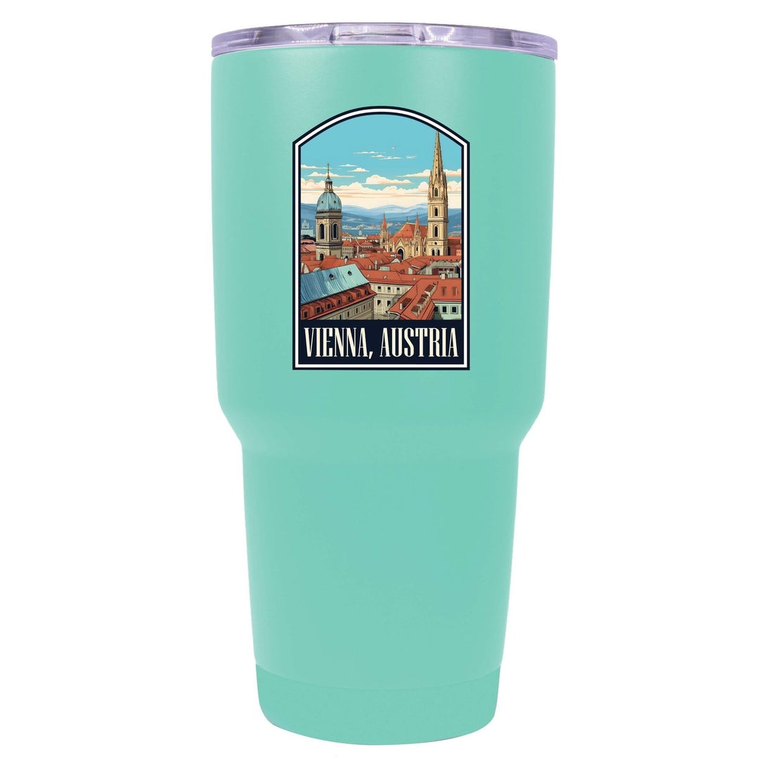 Vienna Austria Design B Souvenir 24 oz Insulated Stainless Steel Tumbler Image 1