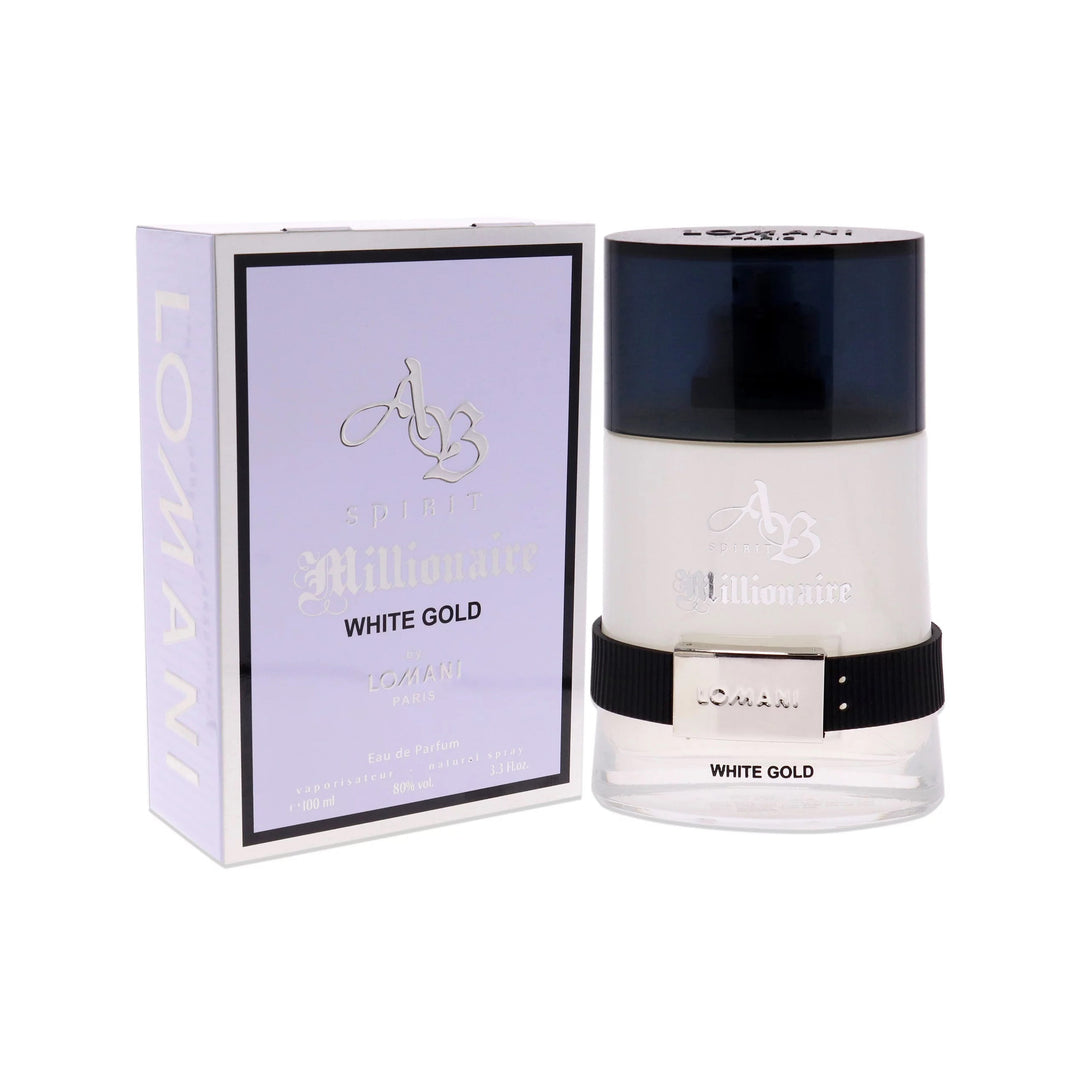 Lomani Ab Spirit Millionaire White Gold EDP Spray 3.3 oz Men Fragrance Image 3