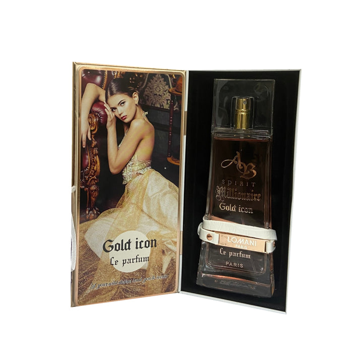 Lomani AB Spirit Millionaire Gold Icon EDP 3.4 oz For Women Image 3