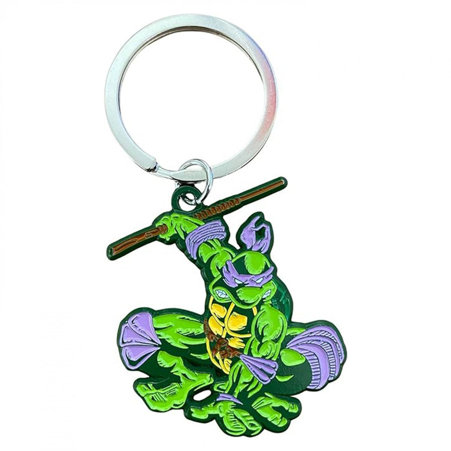 Teenage Mutant Ninja Turtles Leaping Donatello Keychain Image 1