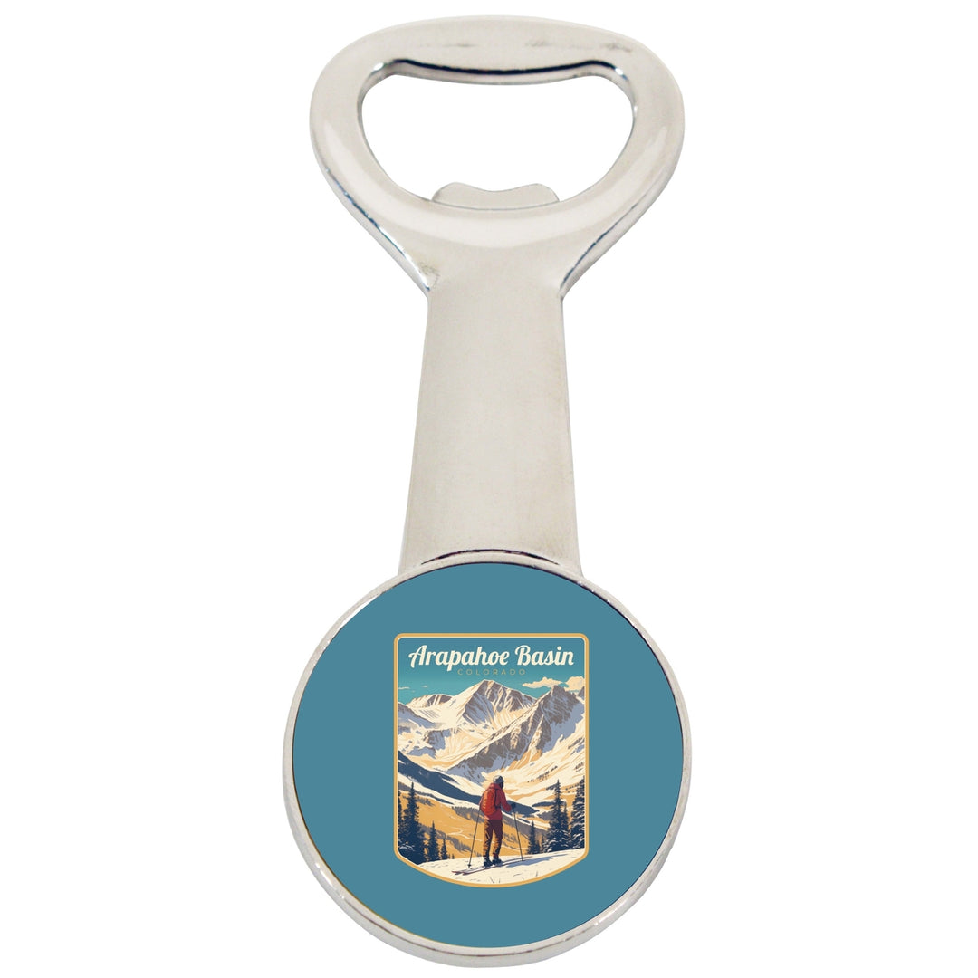 Arapahoe Basin Design A Souvenir Magnetic Bottle Opener Image 1