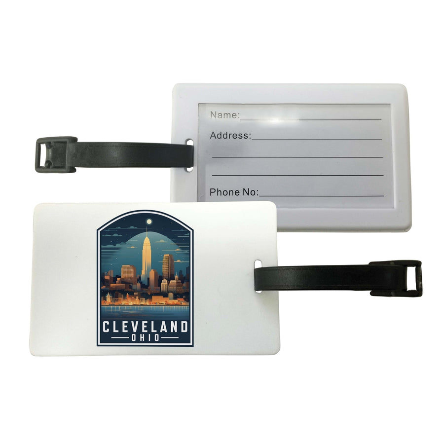 Cleveland Ohio Design A Souvenir Luggage Tag Image 1