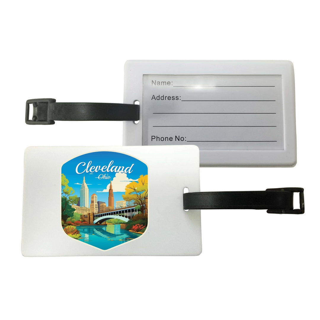 Cleveland Ohio Design B Souvenir Luggage Tag Image 1