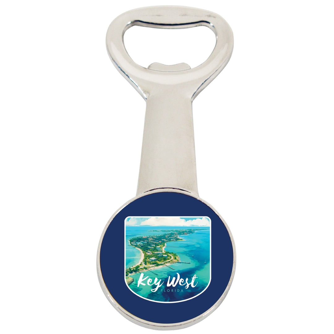 Key West Florida Design A Souvenir Magnetic Bottle Opener Image 1