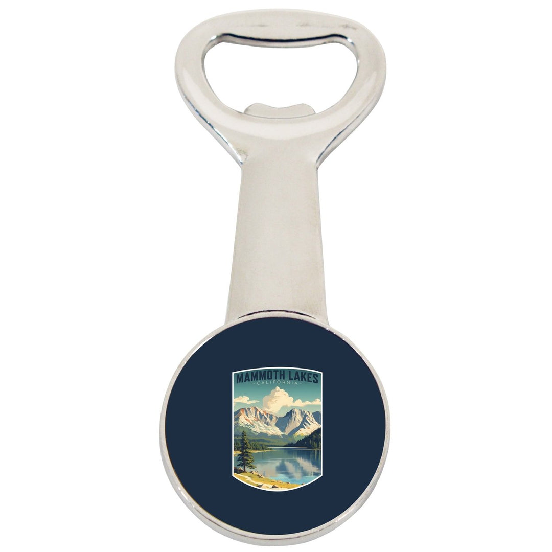 Mammoth Lakes California Design C Souvenir Magnetic Bottle Opener Image 1