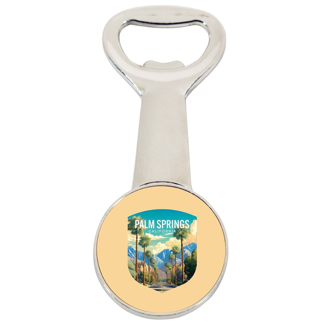 Palm Springs California Design A Souvenir Magnetic Bottle Opener Image 1