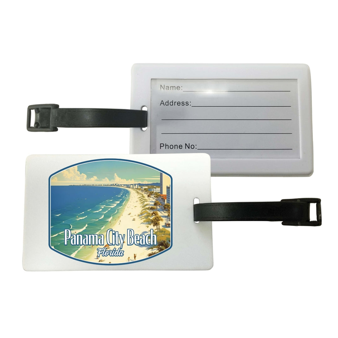 Panama City Beach Florida Design A Souvenir Luggage Tag Image 1