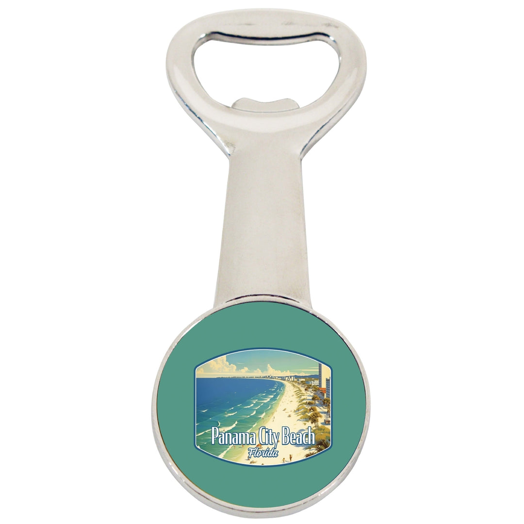 Panama City Beach Florida Design A Souvenir Magnetic Bottle Opener Image 1