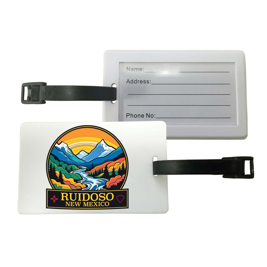 Ruidoso Mexico Design B Souvenir Luggage Tag Image 1