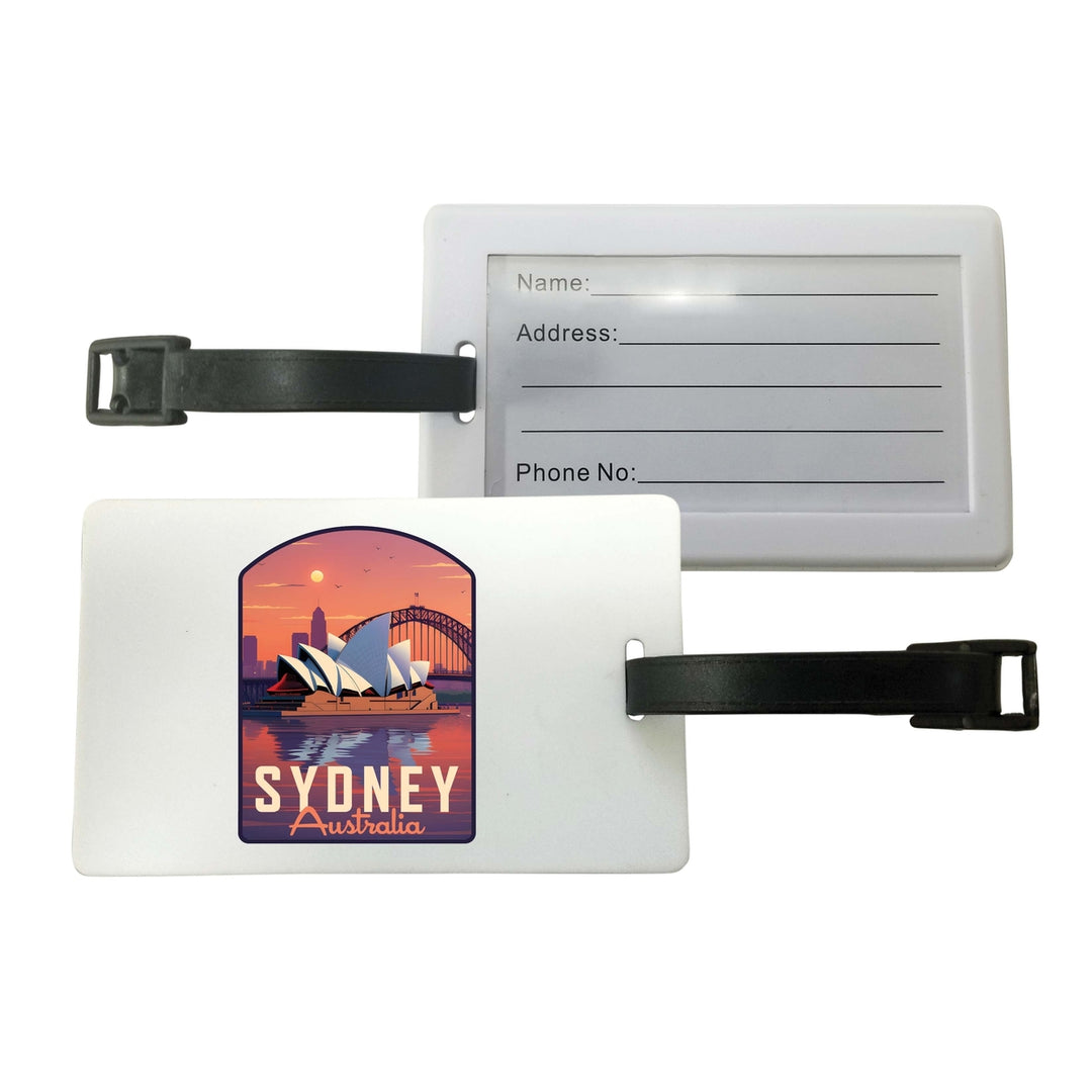 Sydney Australia Design B Souvenir Luggage Tag Image 1