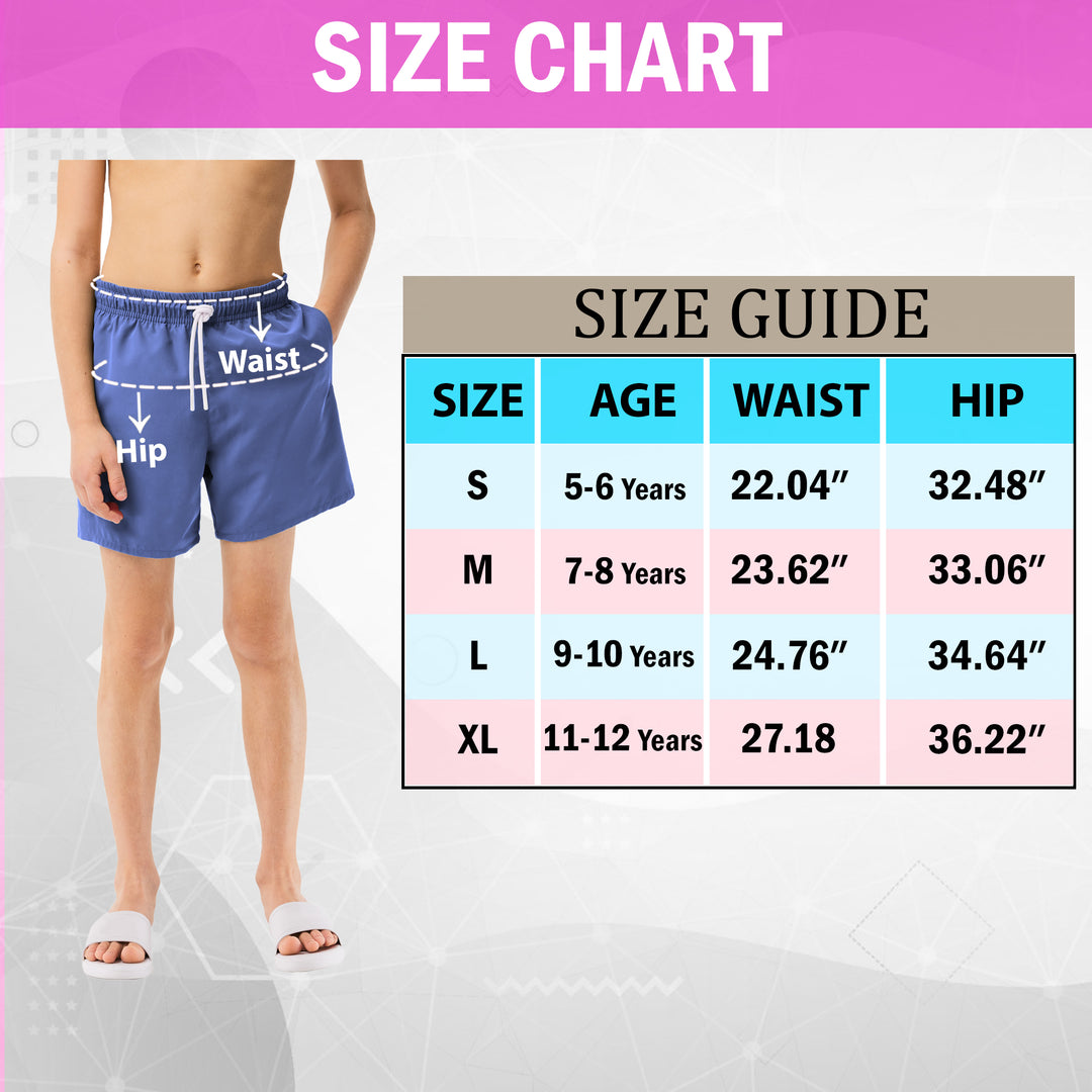 Boys Swim Trunk Shorts Quick Dry Lightweight Summer Swimsuit Random Style Image 12