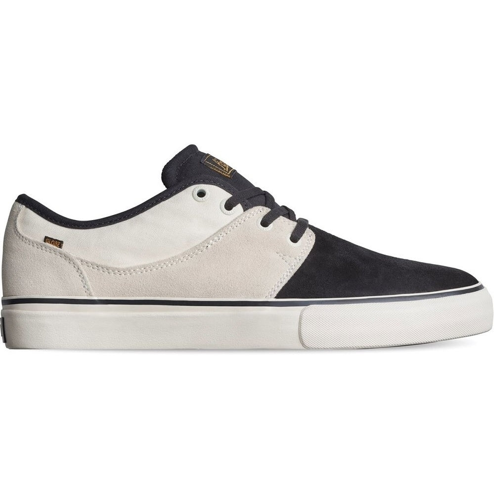 Globe Mahalo Skate Shoes Mens Black Off White Size 14 Suede Canvas GBMAHALO-10145 Image 4