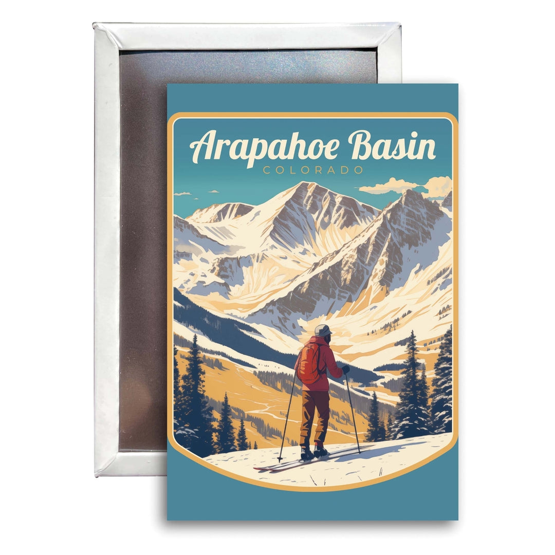 Arapahoe Basin Design A Souvenir Refrigerator Magnet 2.5"X3.5" Image 1