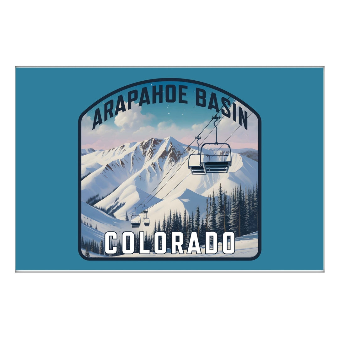 Arapahoe Basin Design B Souvenir 2x3-Inch Fridge Magnet Image 1