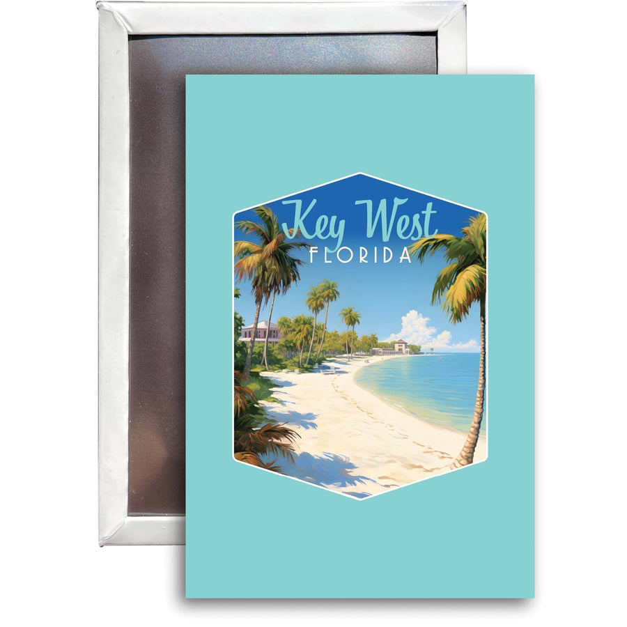 Key West Florida Design B Souvenir 2x3-Inch Fridge Magnet Image 1