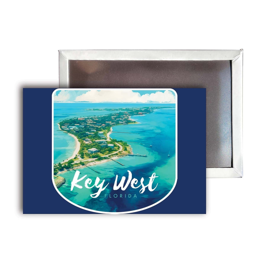 Key West Florida Design A Souvenir Refrigerator Magnet 2.5"X3.5" Image 1