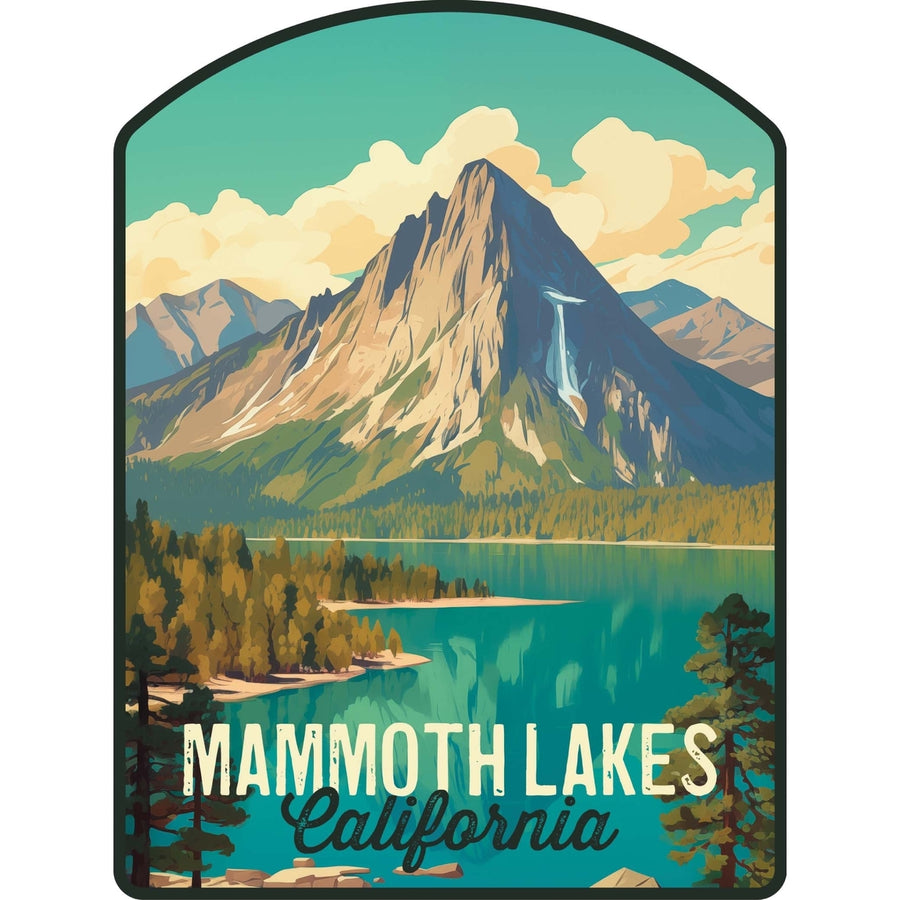 Mammoth Lakes California Design A Souvenir Die Cut Flat Magnet Image 1