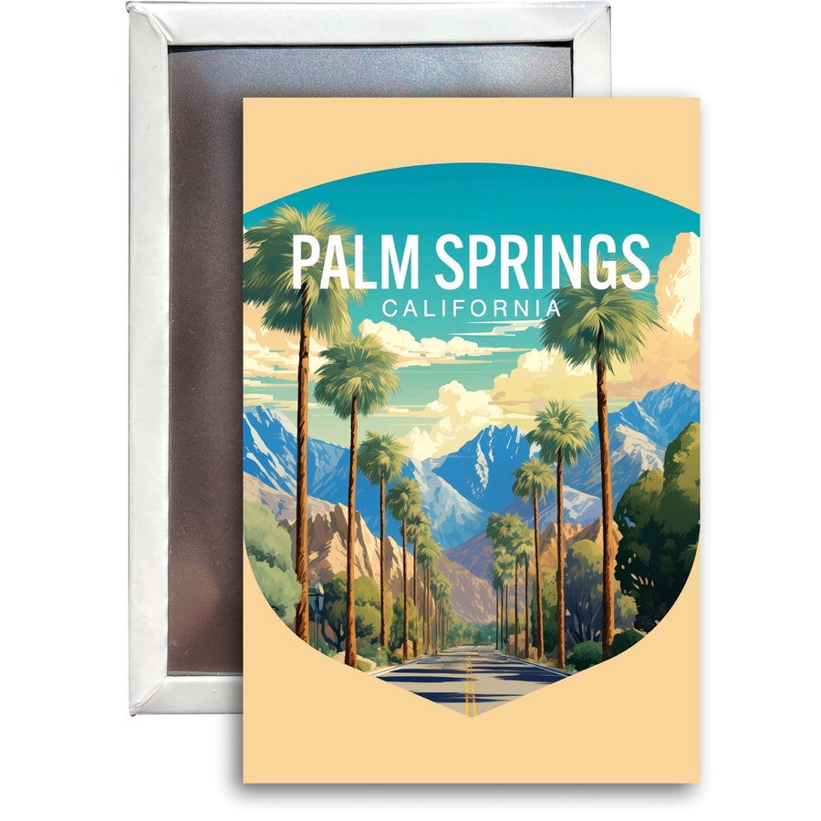 Palm Springs California Design A Souvenir 2x3-Inch Fridge Magnet Image 1