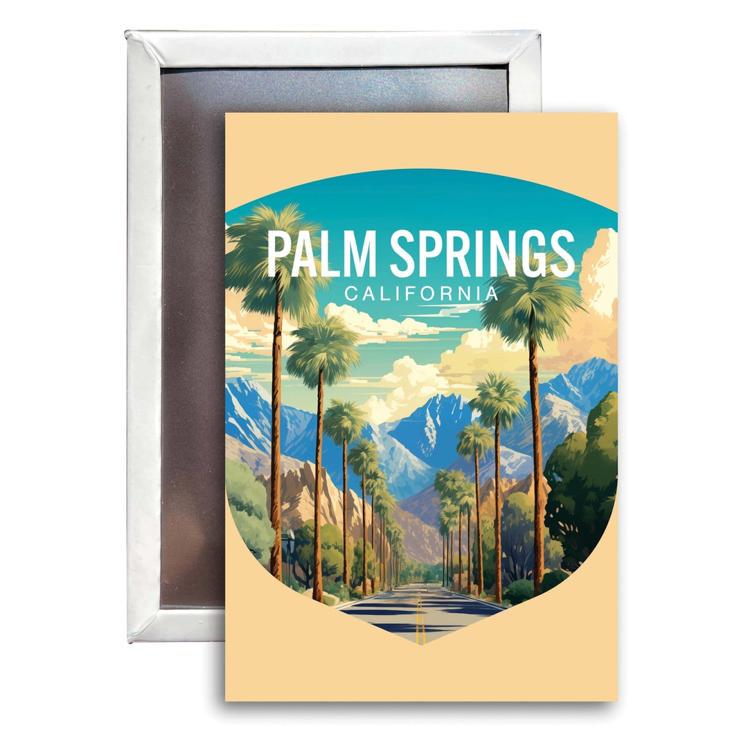 Palm Springs California Design A Souvenir Refrigerator Magnet 2.5"X3.5" Image 1