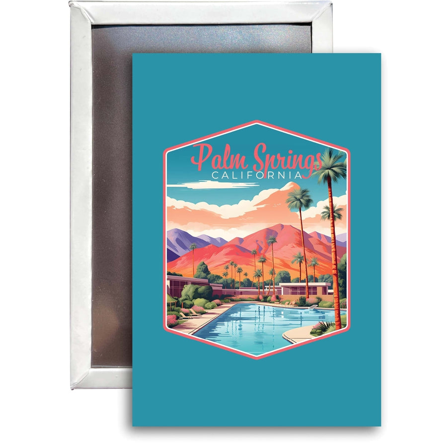 Palm Springs California Design B Souvenir 2x3-Inch Fridge Magnet Image 1