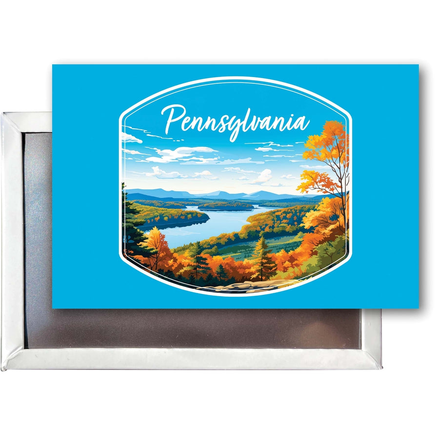 Pennsylvania Design C Souvenir 2x3-Inch Fridge Magnet Image 1